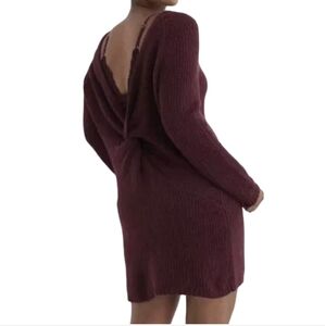 Aerie low back sweater dress